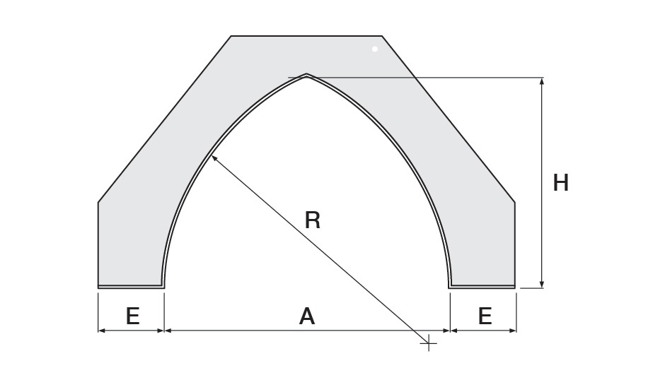 Special Gothic Arch Lintel Diagram